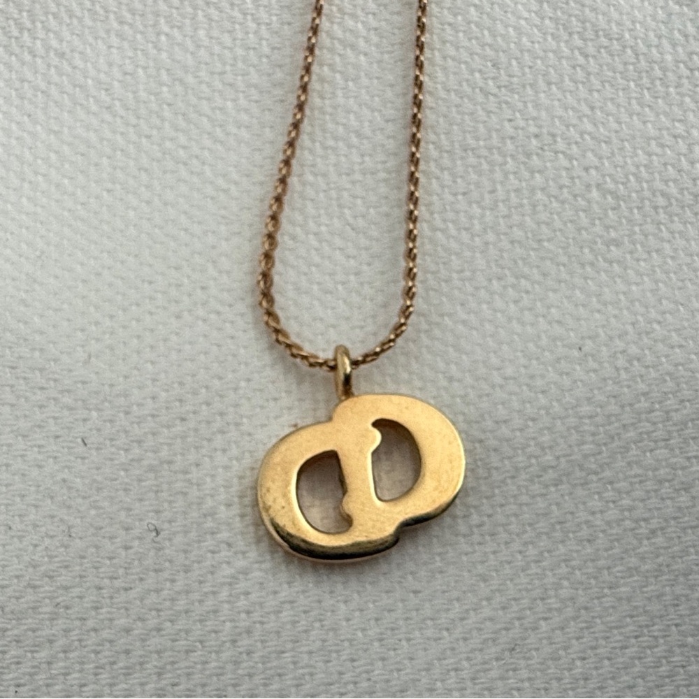 Dior Cd Rhinestone Necklace - Picture 8 of 8